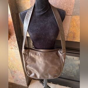 Pompeii Cecchini, made in Italy, minimalist dark brown beautifully made bag